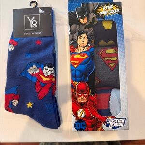 Men's Justice League Crew Socks
